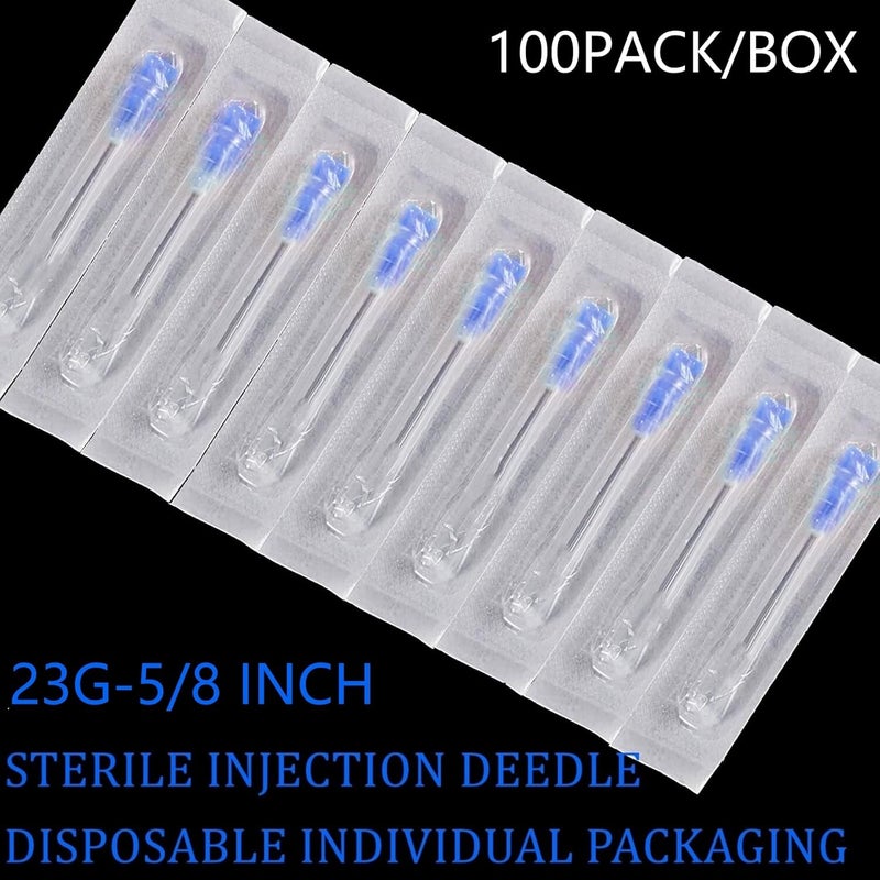 zogsnton Store أدوات مختبرية للتوزيع مقاس 23 قياس 5/8 بوصة مغلفة بشكل فردي - 100 حزمة/صندوق - Image 4